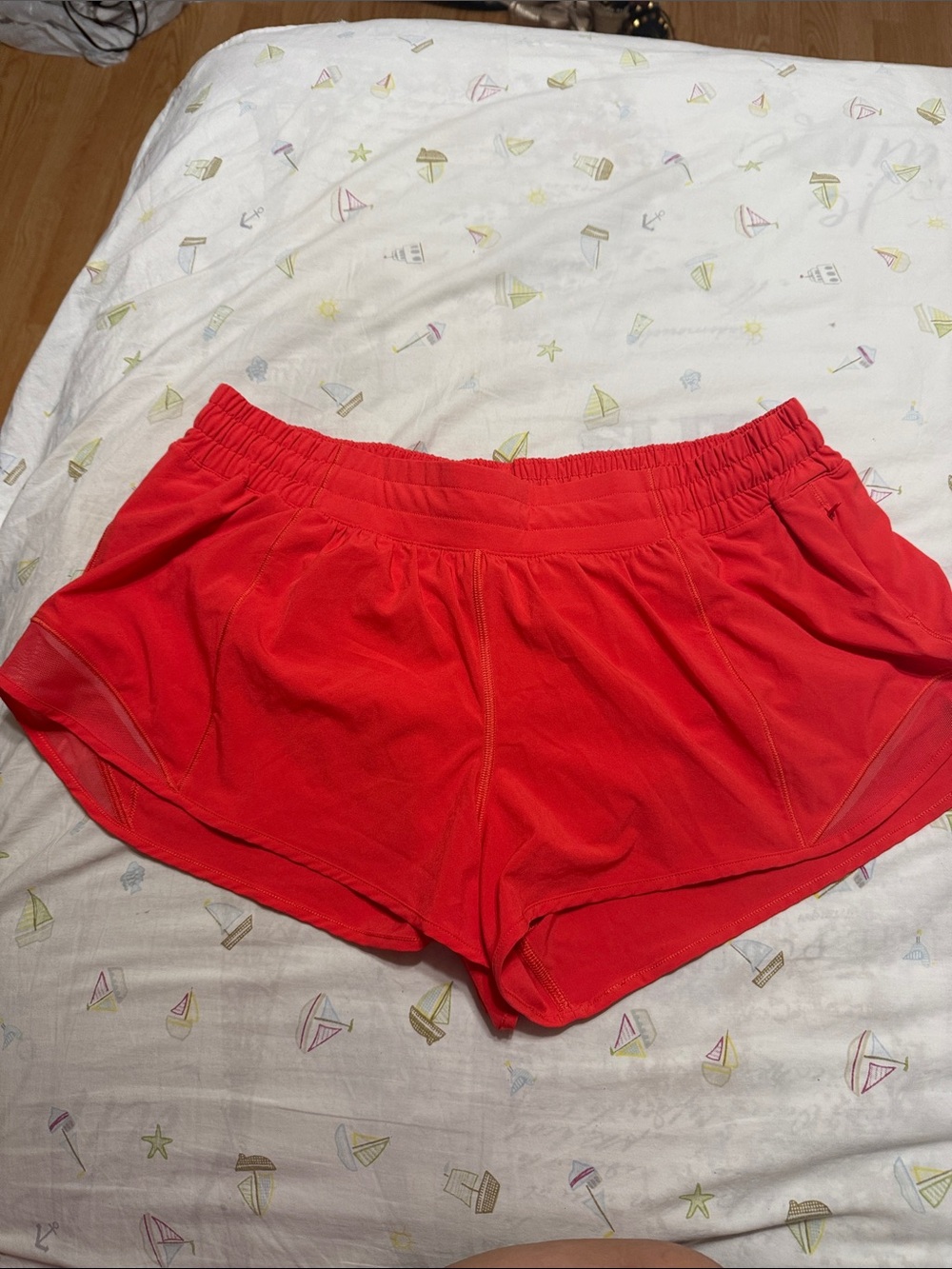 lululemon athletica Bright orange Women's Athletic Shorts